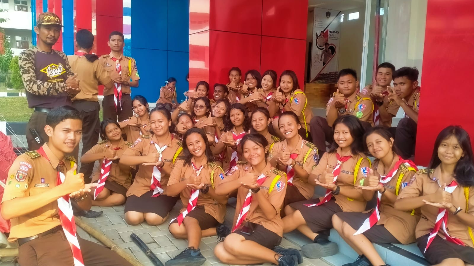 Pendalaman Kepramukaan Di Acara Penerimaan Tamu Ambalan!